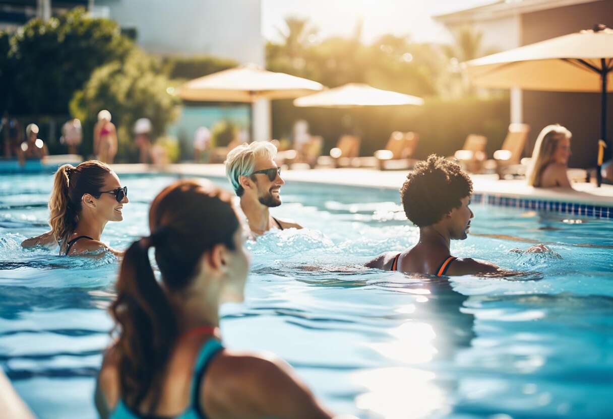 Exercices de piscine pour raffermir les fessiers