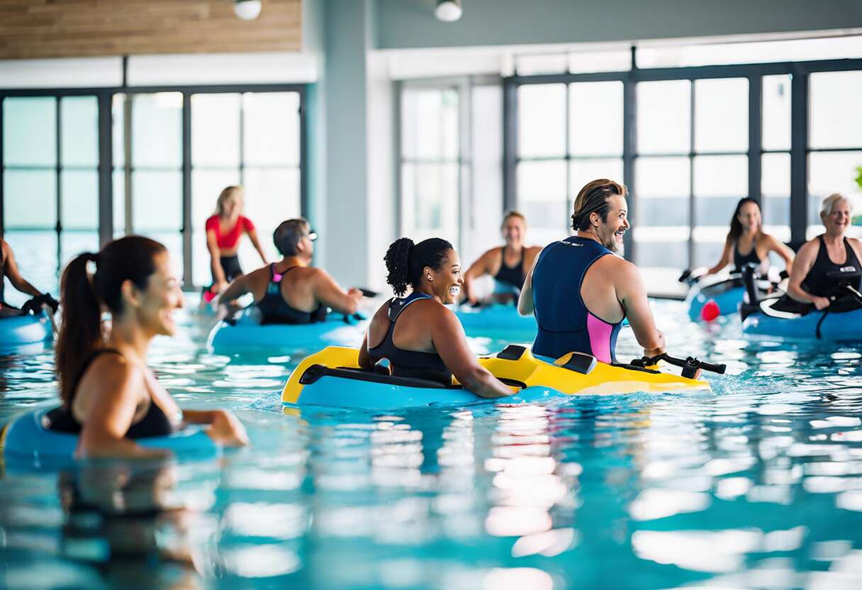Exercice d'aquabike : bienfaits et conseils