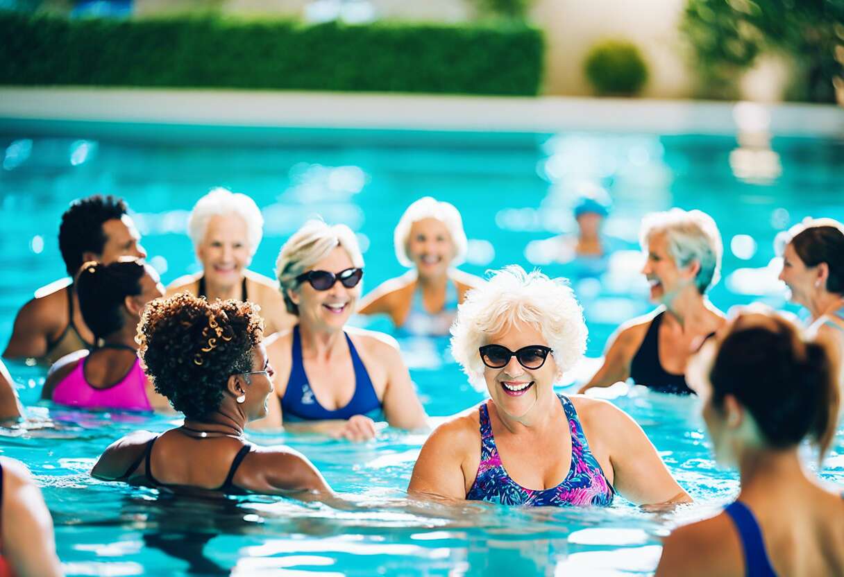 Tonifiez et affinez votre silhouette avec l'aquagym