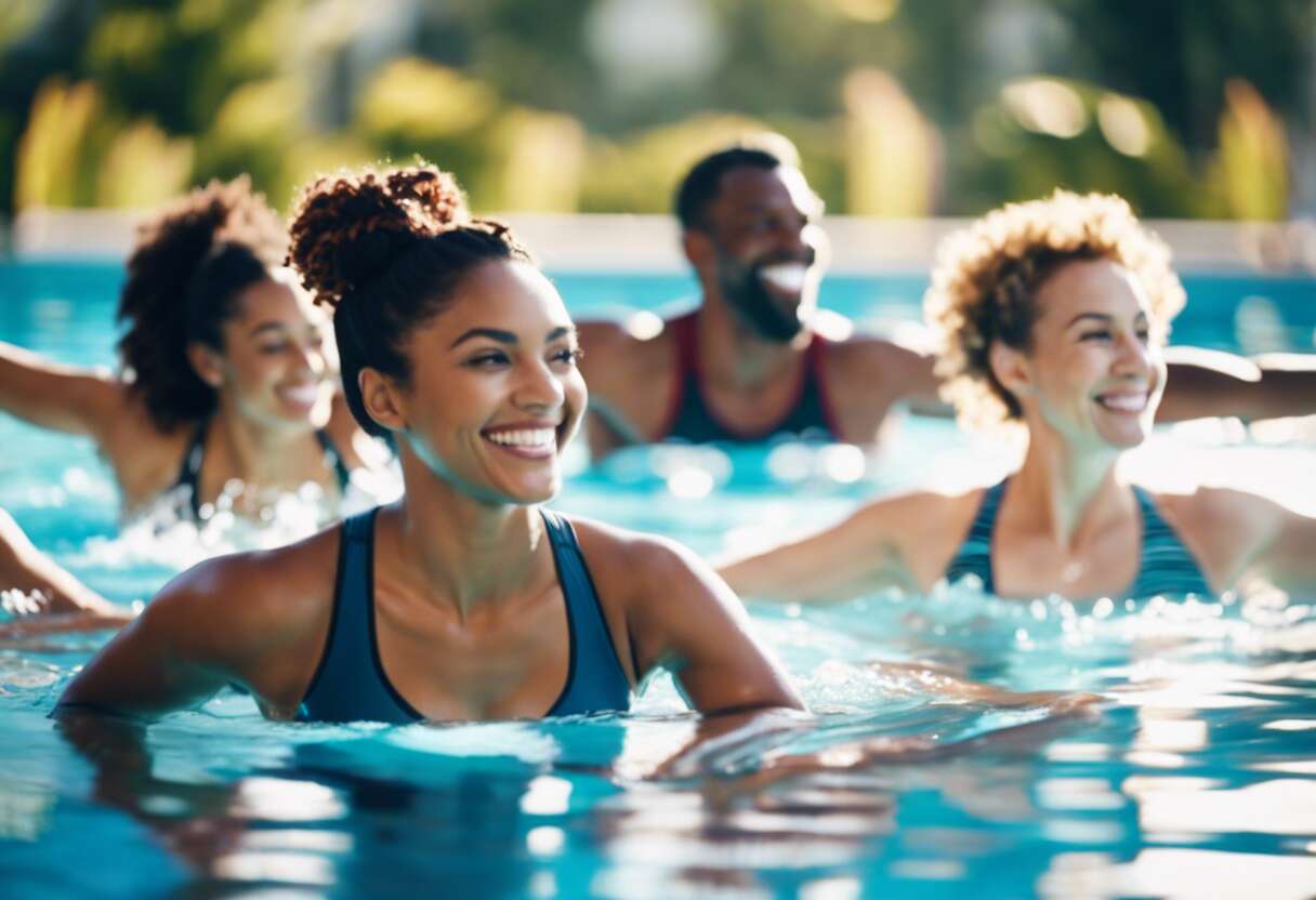 Les meilleurs exercices d'aquagym pour muscler ses bras