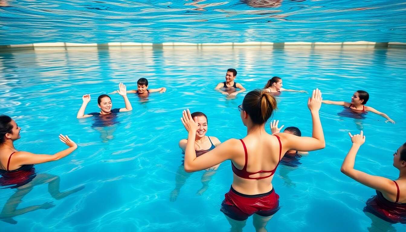 L'importance de l'échauffement pour un cours aquatique en ligne