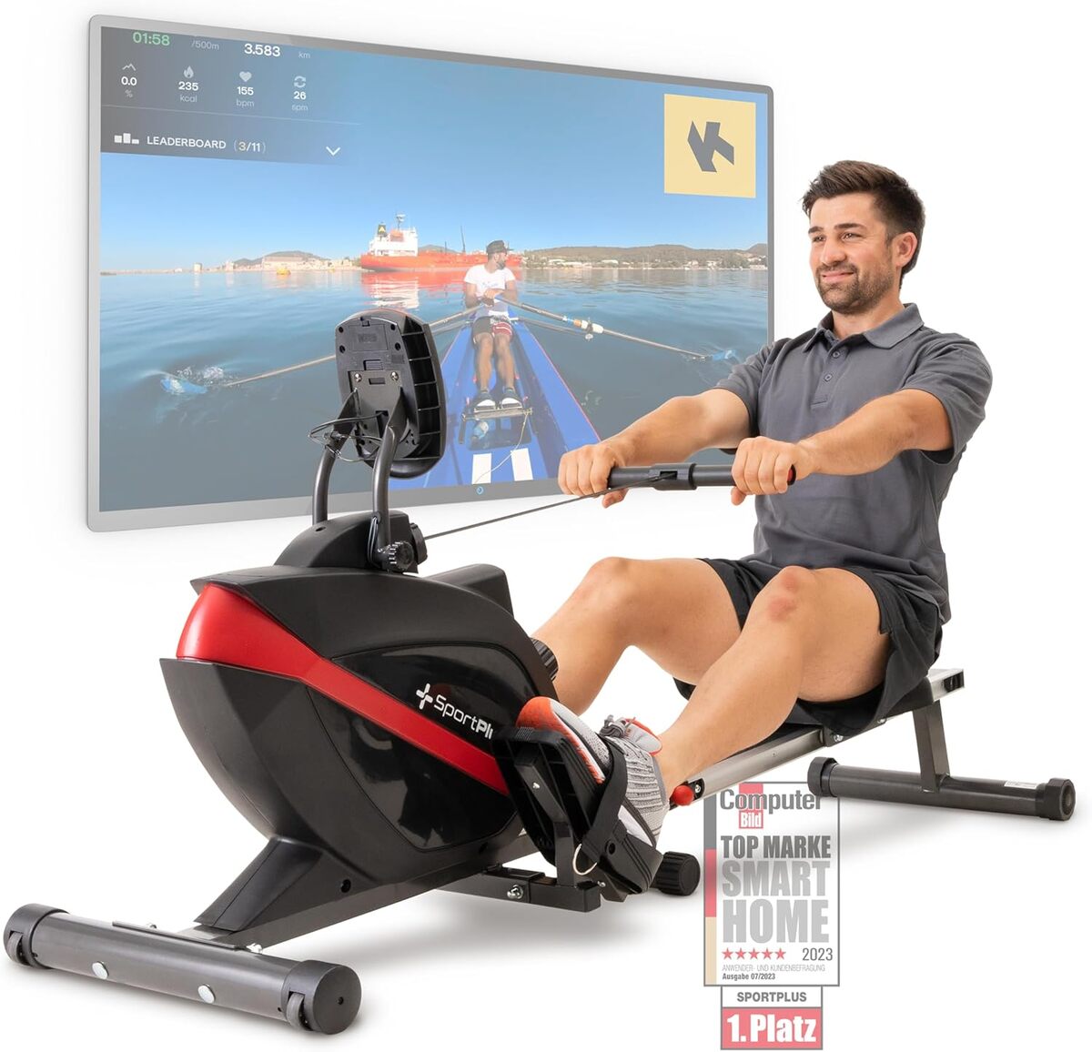Test du rameur SportPlus : efficacité silencieuse à domicile