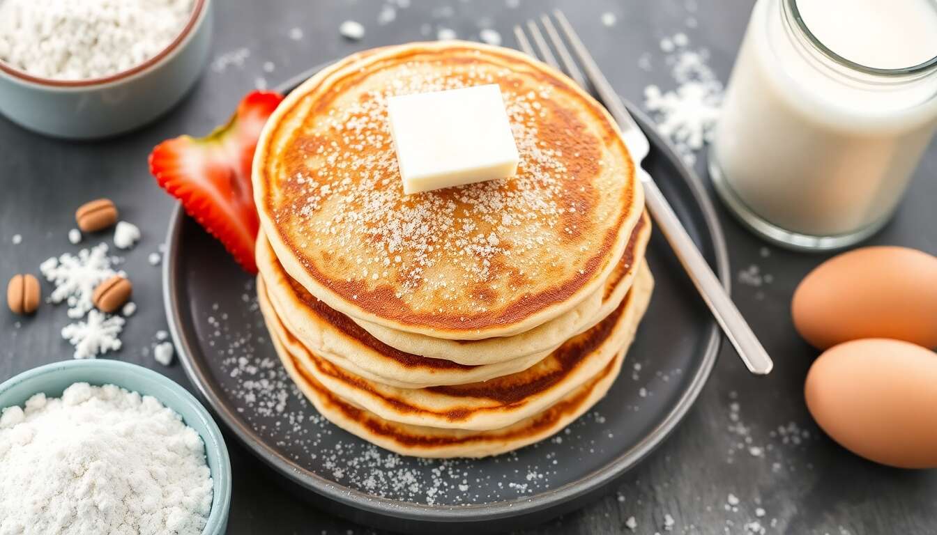 Recette de pancakes allégés pour dimanche