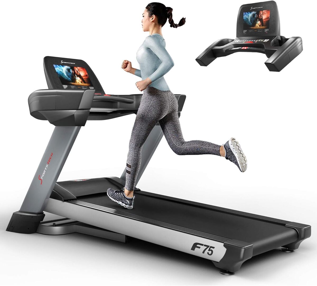 Test du tapis de course professionnel Sportstech F75