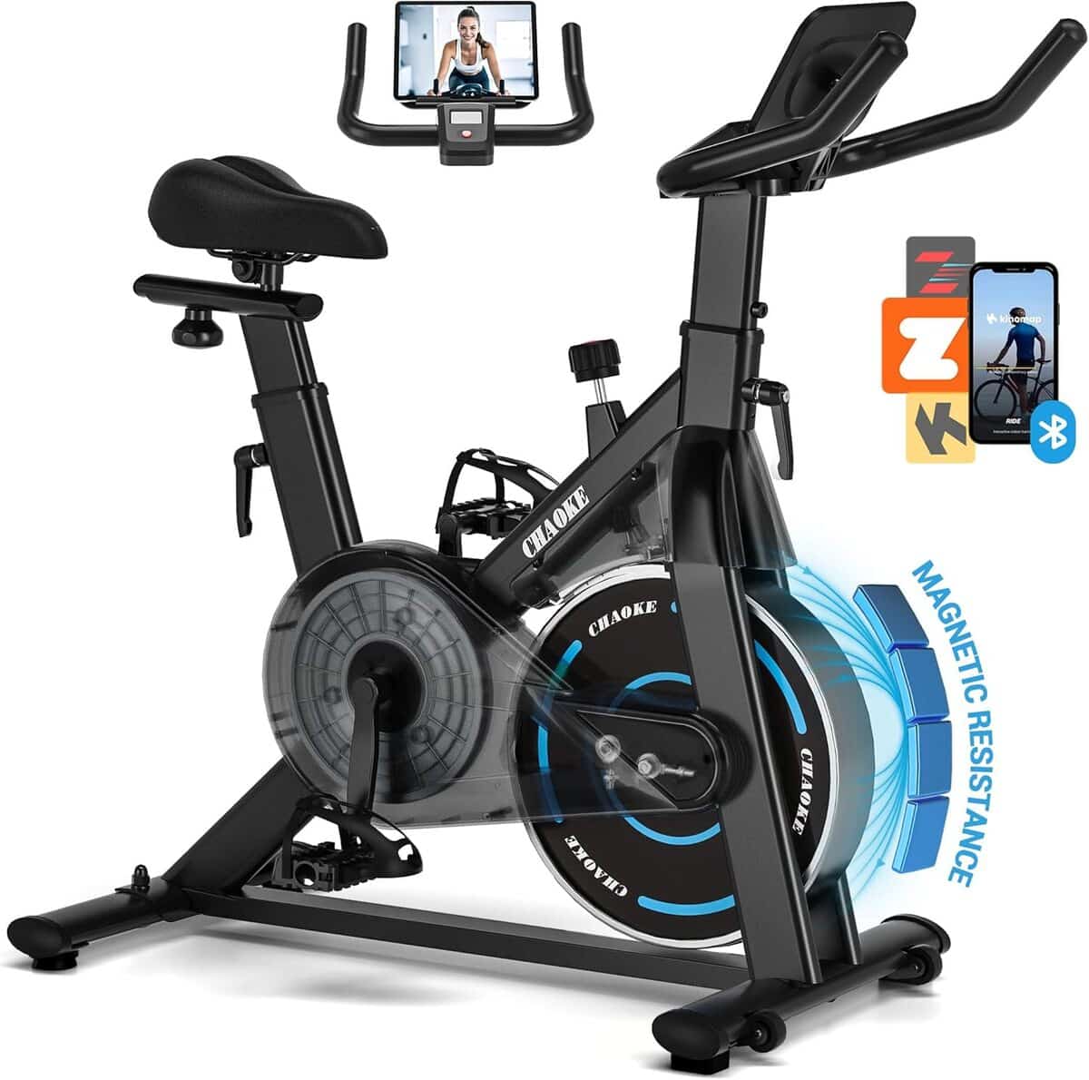 Test du vélo stationnaire magnétique pour la maison