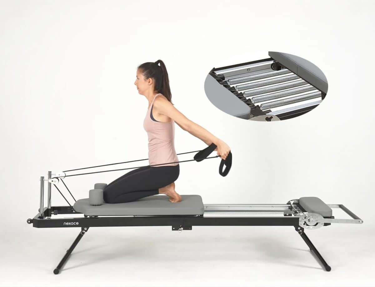 Test du réformateur de pilates pliable Nexace : l'allié des débutants à la maison