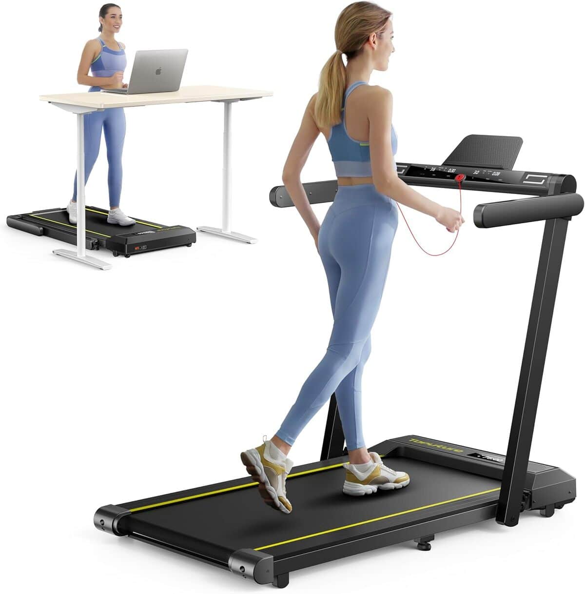 Test du tapis de course Home Treadmill 2 en 1 : performance et praticité