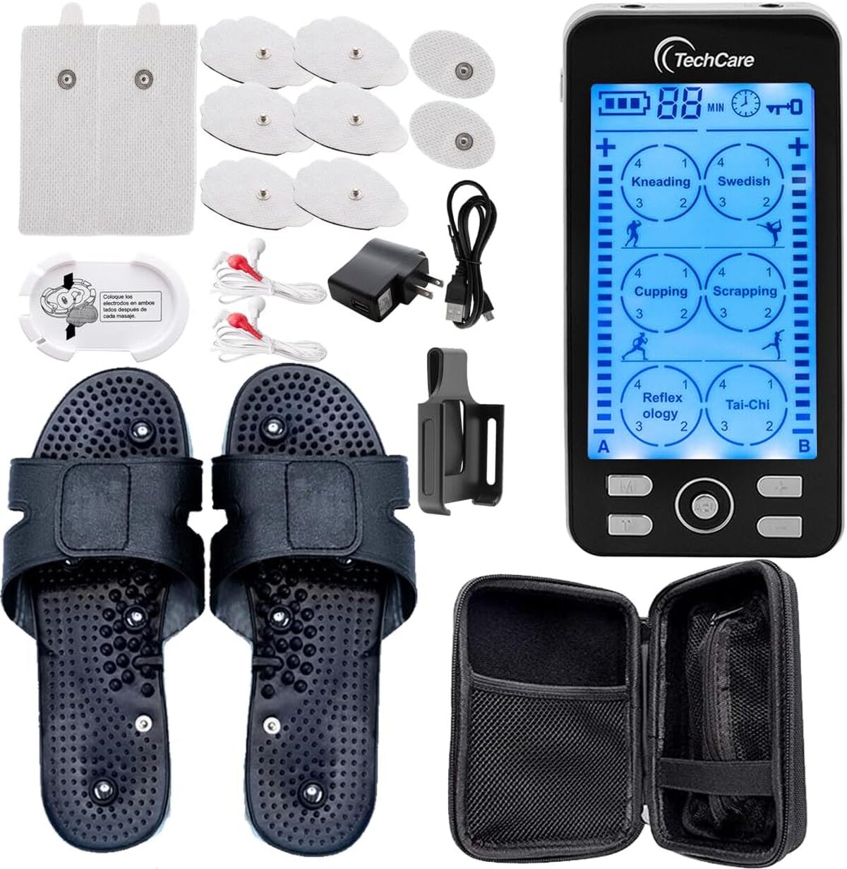 Test du TechCare Massager : stimulateur musculaire innovant