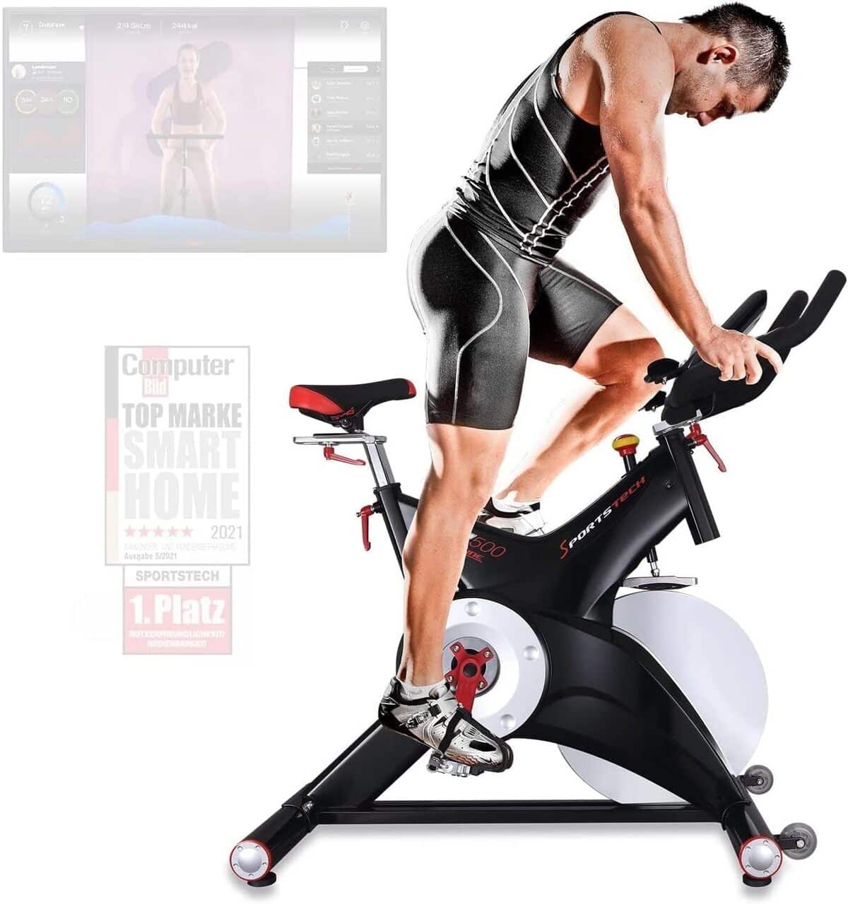 Test complet du vélo d'appartement Sportstech SX500