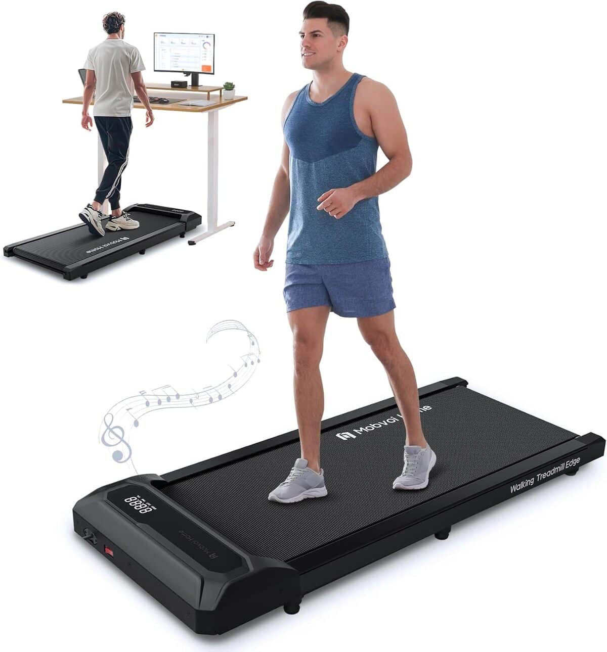 Test du tapis de course Mobvoi Home : performance et compacité sous le bureau