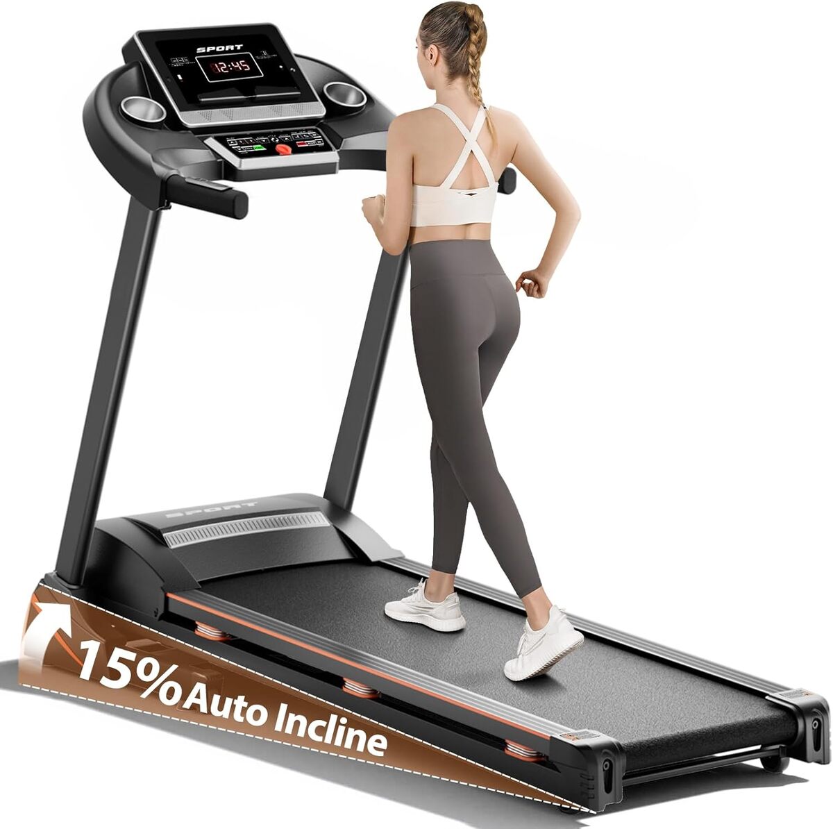 Test du tapis de course Renestar 3HP inclinable et pliable