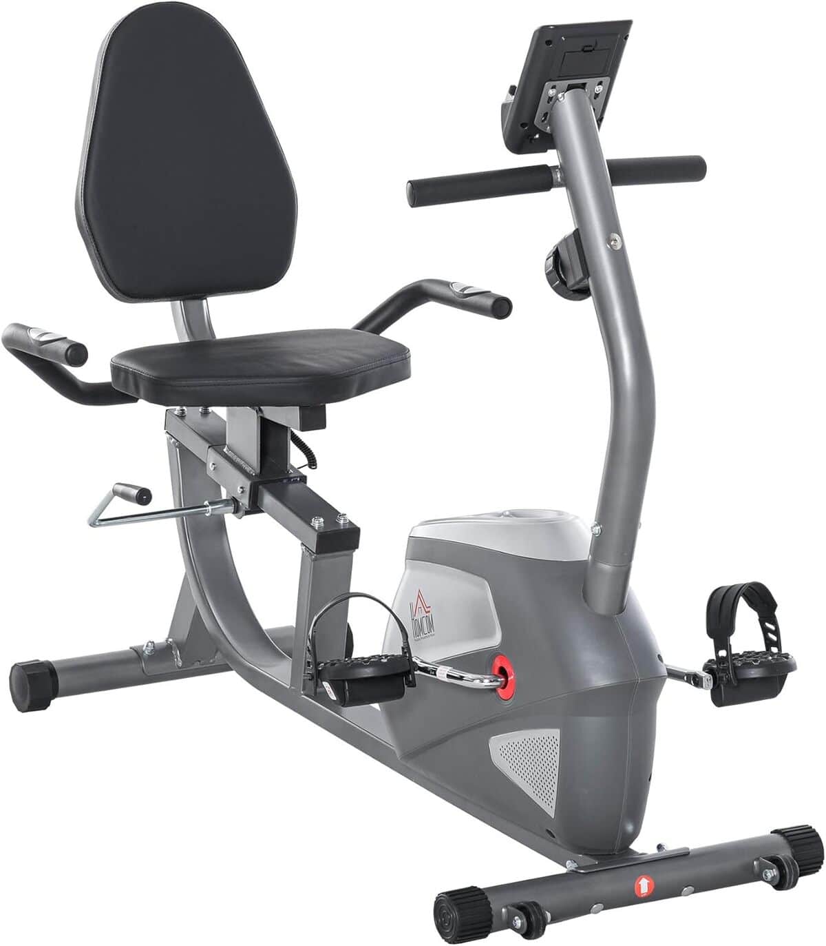 Test : vélo d'appartement HOMCOM semi-allongé multifonction