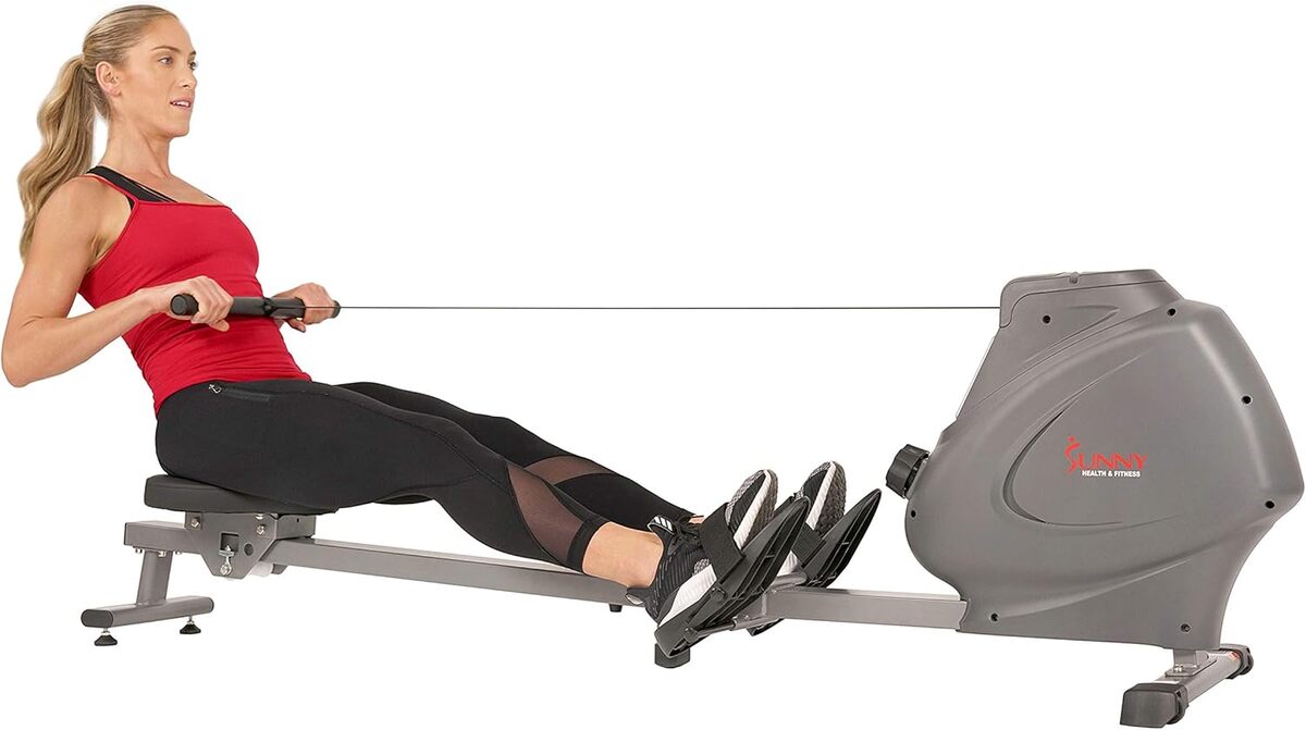 Test du rameur magnétique compact Sunny Health & Fitness SF-RW5801