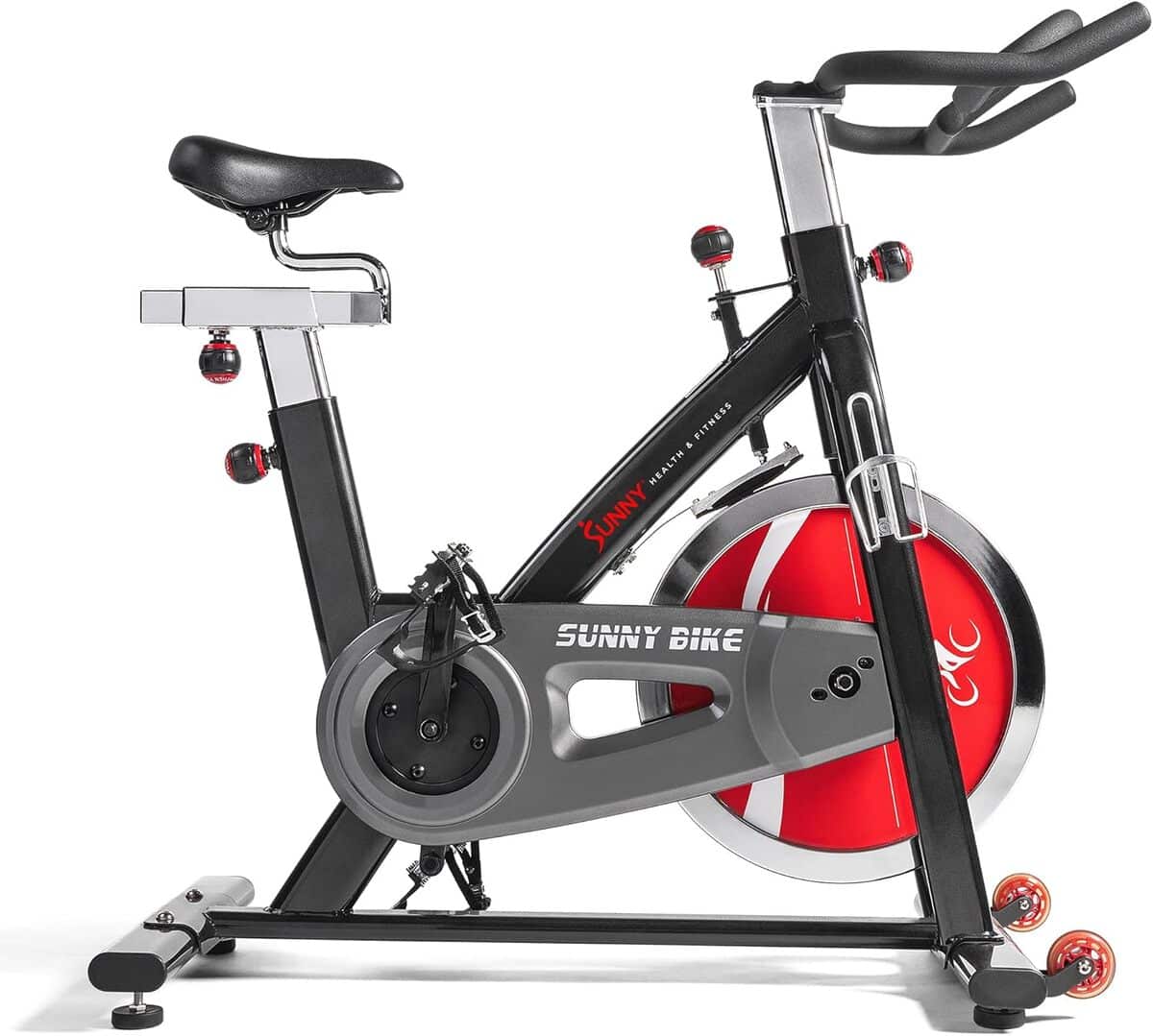 Test du vélo d'intérieur Sunny Health & Fitness SF B1002