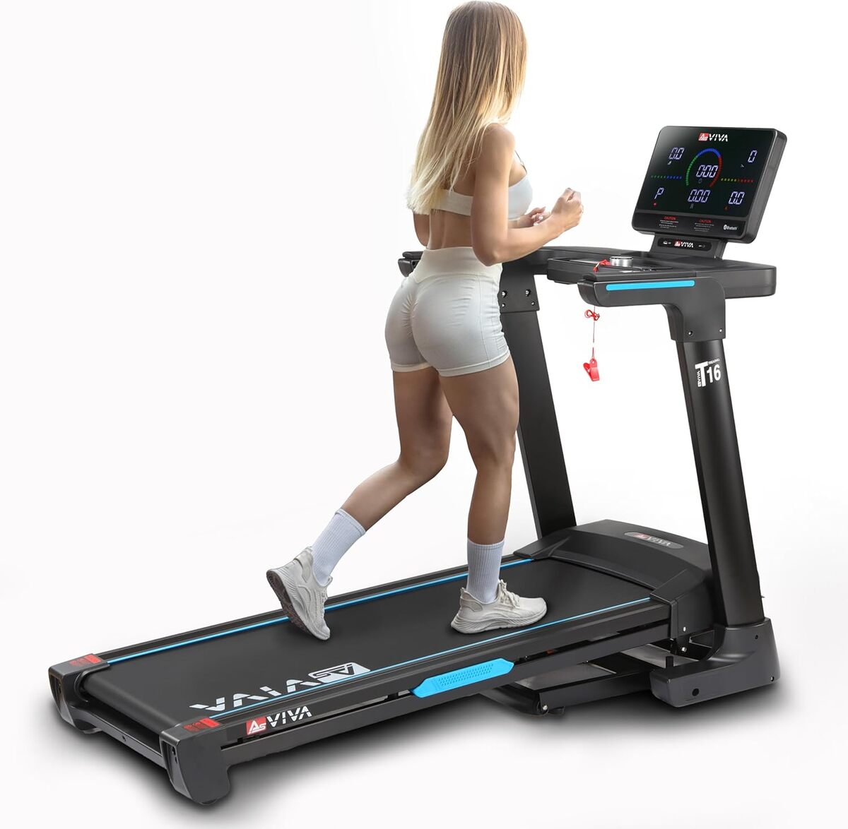 Test du tapis de course électrique AsVIVA T16 avec inclinaison
