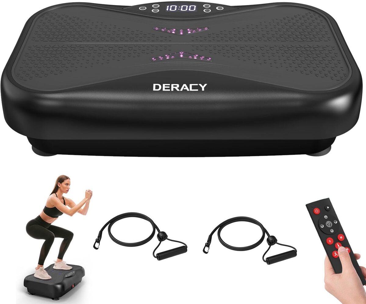 Test de la machine vibrante DERACY Shaker 3D XL : perte de poids et mise en forme