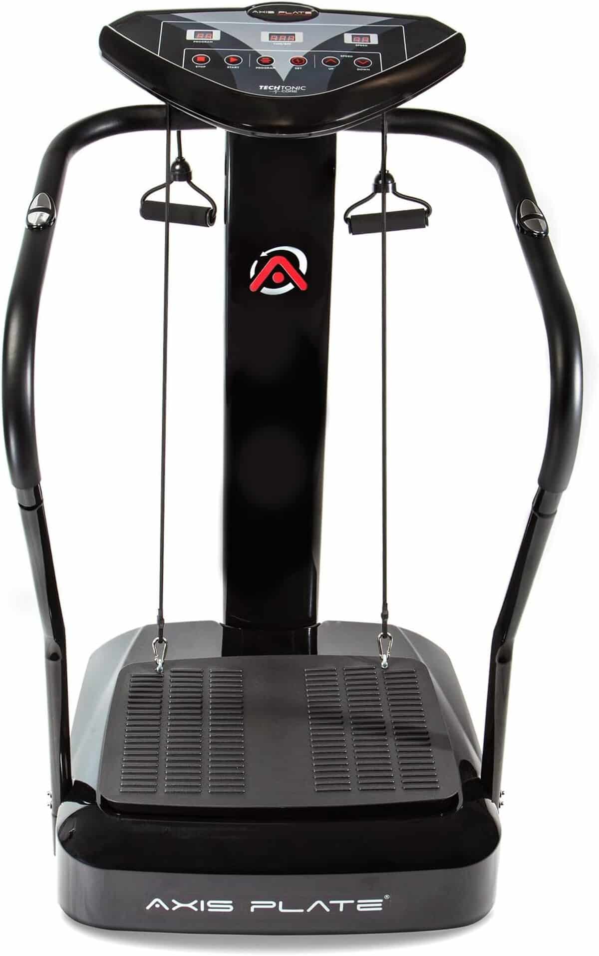 Test de la plateforme vibrante Axis-Plate pour fitness