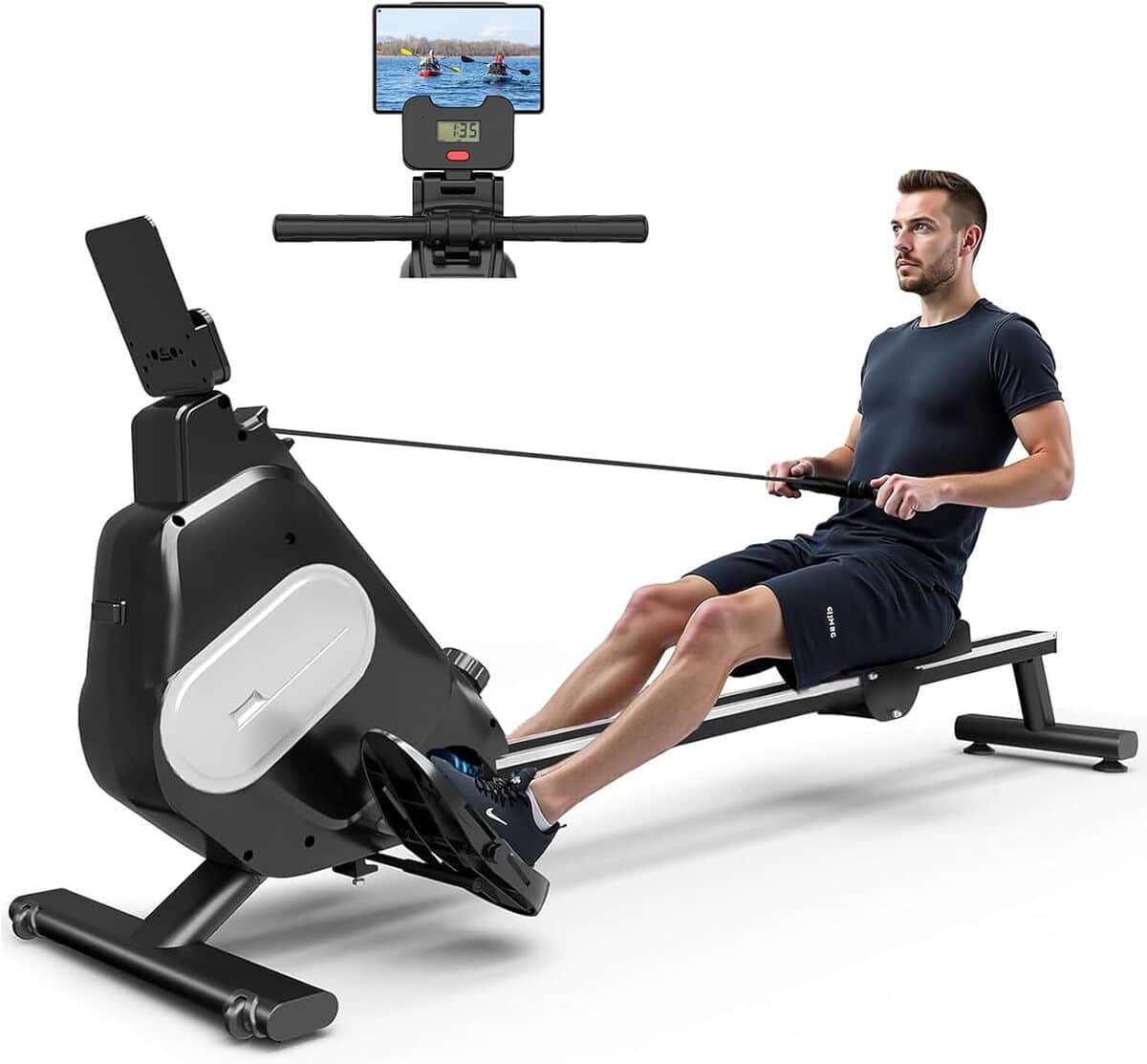 Test du rameur magnétique Dskeuzeew à 16 niveaux : efficace et silencieux