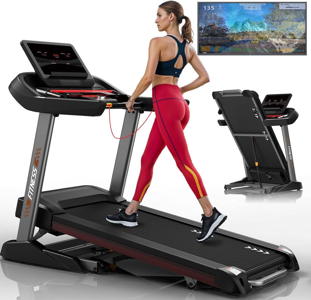 Test tapis de course Vowvit : t500 et T800 puissants et pliables