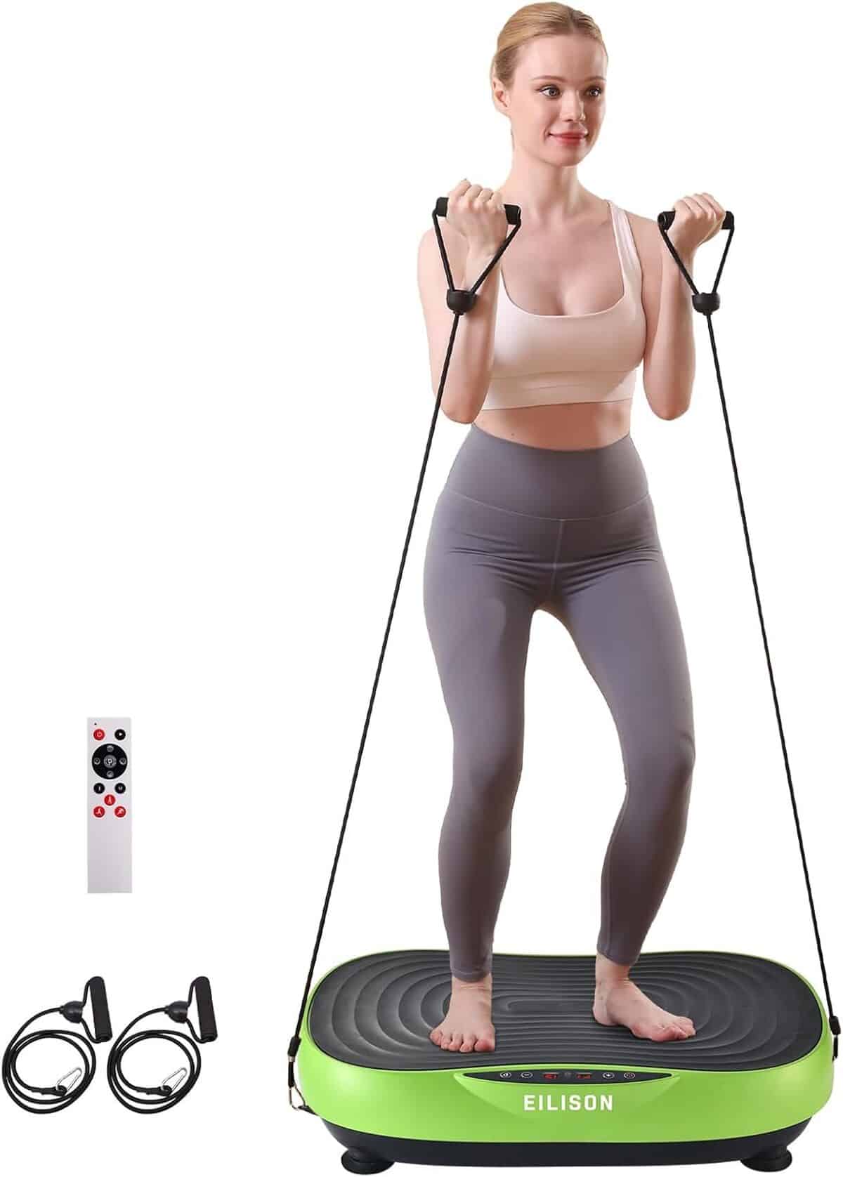 Test de la machine d'exercice vibrante EILISON Glory pour le fitness à domicile