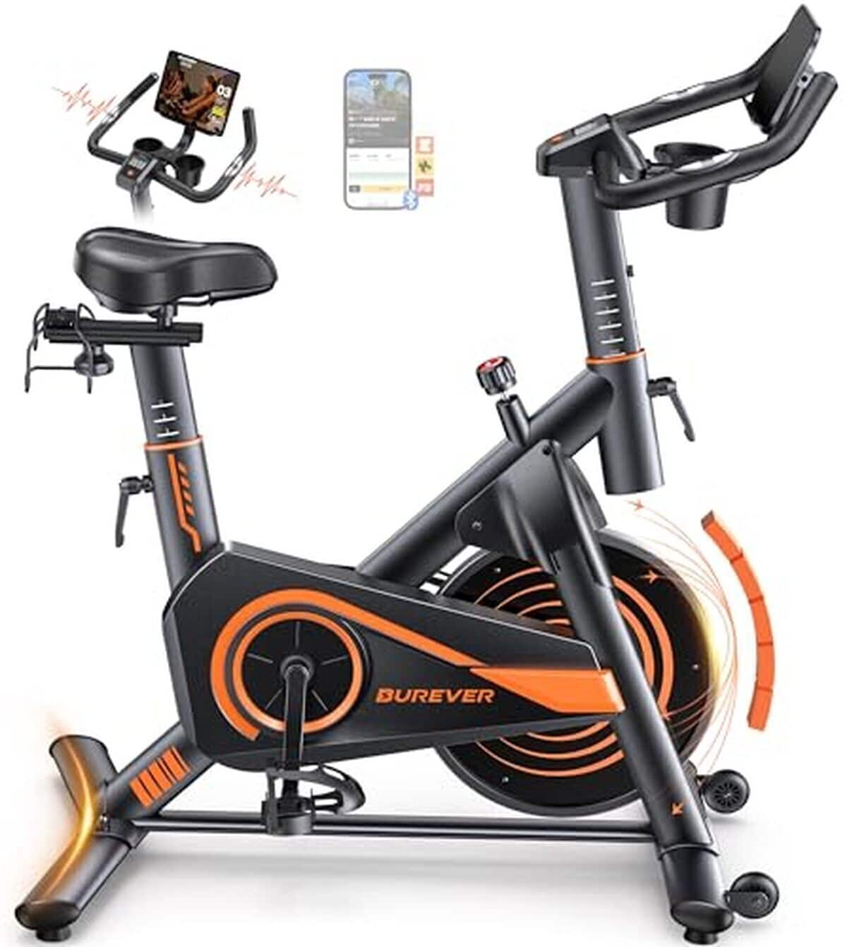 Test du vélo d'appartement Burever : ultra-silencieux et connecté