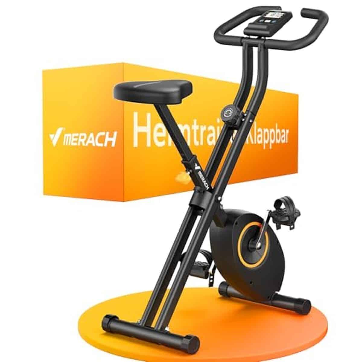 Test du vélo d'appartement pliable Merach : confort et performance à domicile