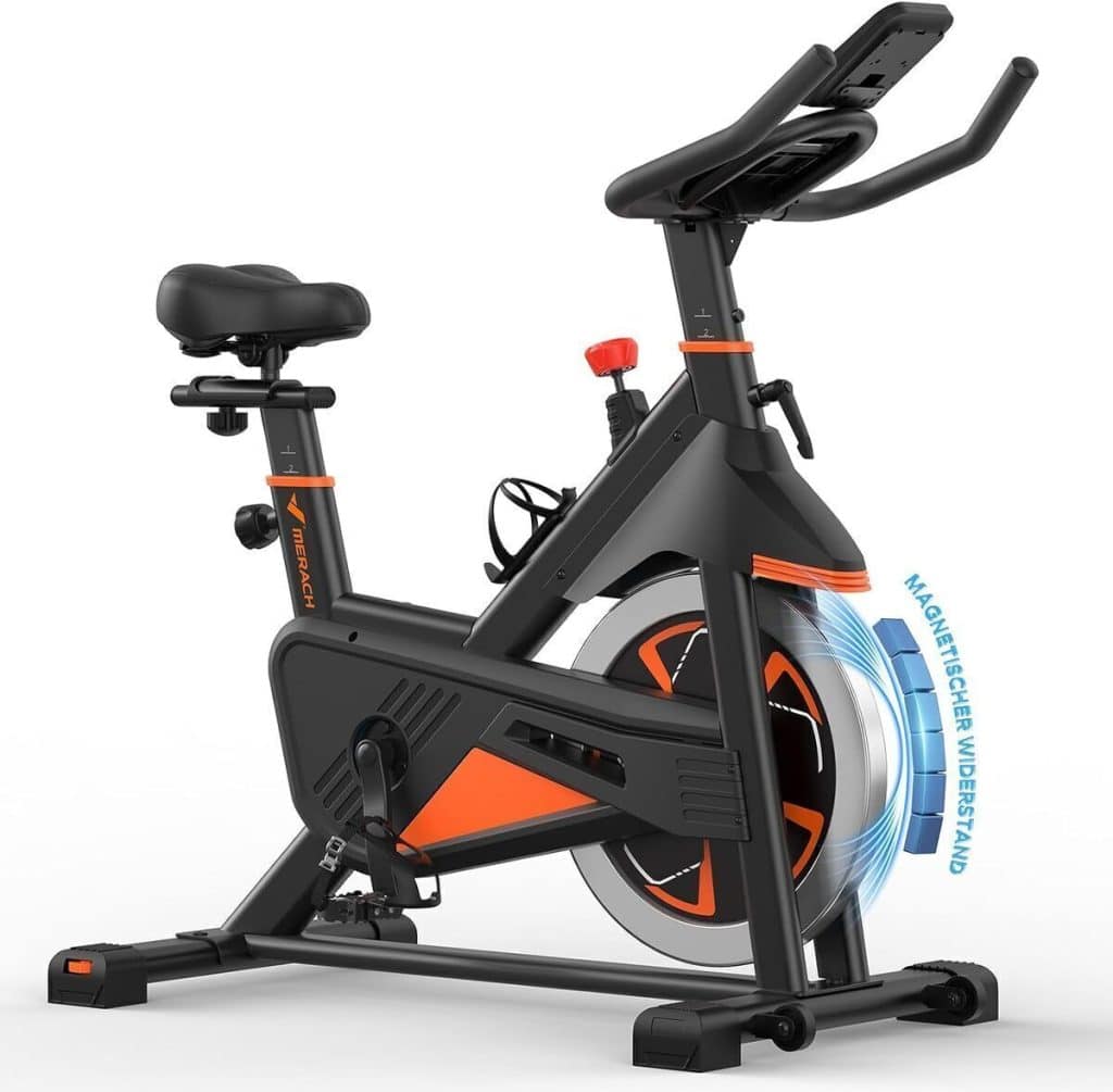 Test du vélo d'appartement MERACH : résistance magnétique et confort
