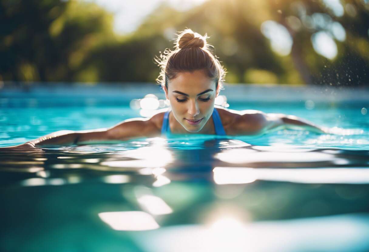 Exercices abdominaux à faire à la piscine