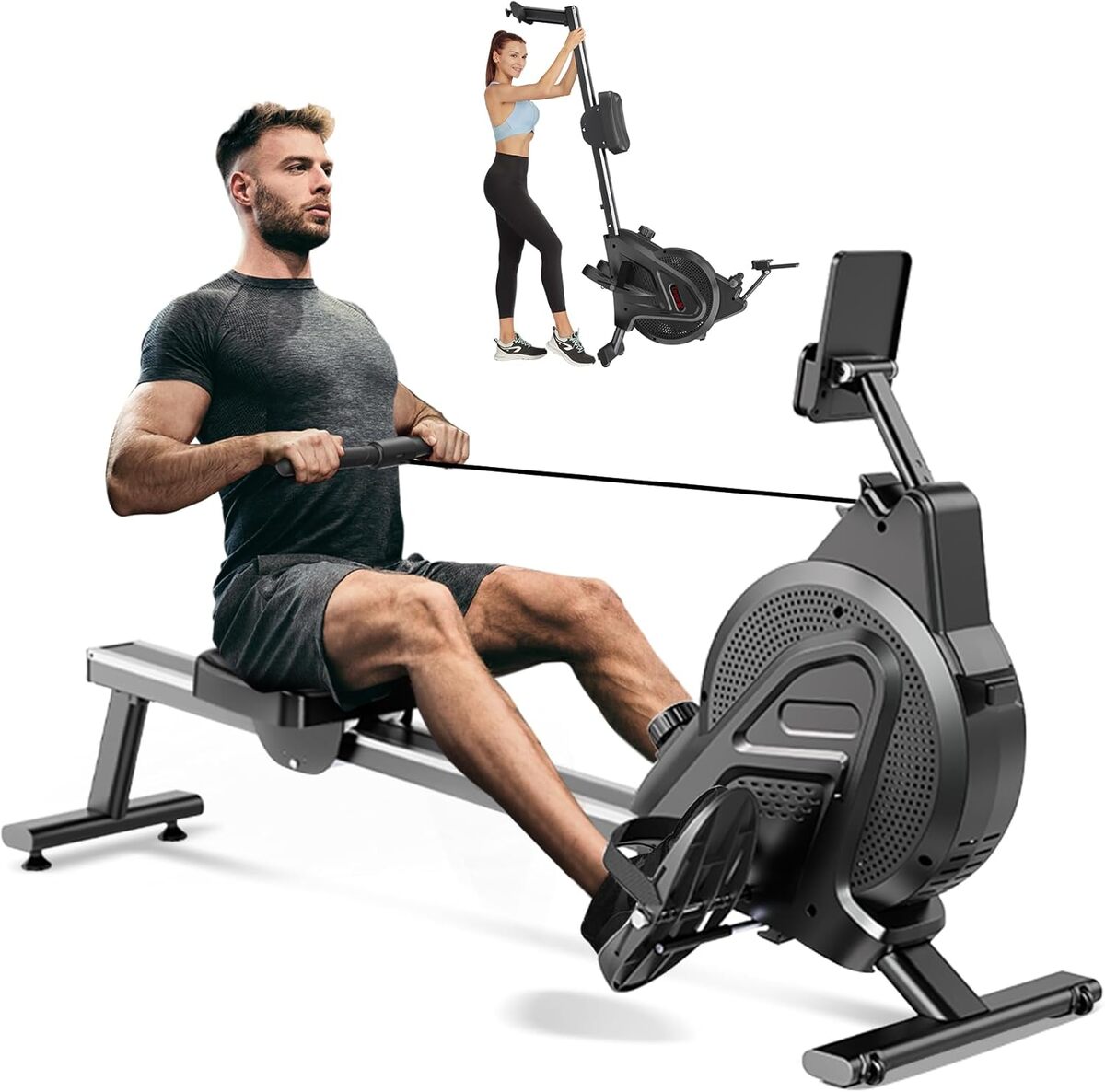 Rameur Magnétique Pliable 16 Résistances: notre Avis !
