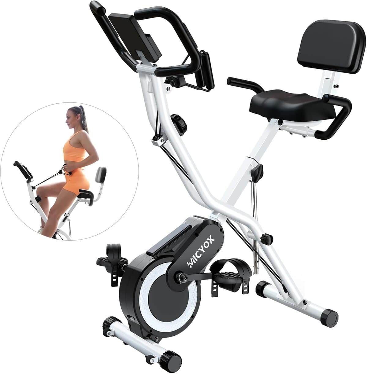 Test MX711 Micyox : vélo Pliable 3 en 1 avec Résistance Magnétique