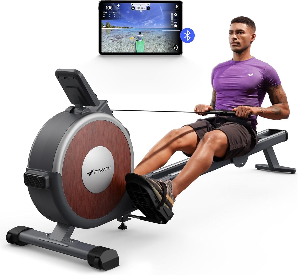 Test Rameur MERACH : confort et Technologie Bluetooth