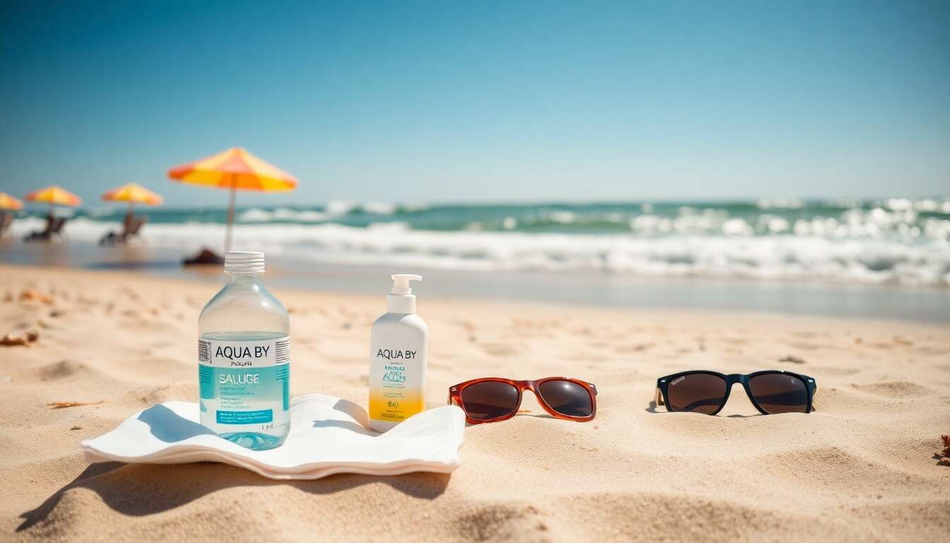 Le kit de plage parfait par Aqua By