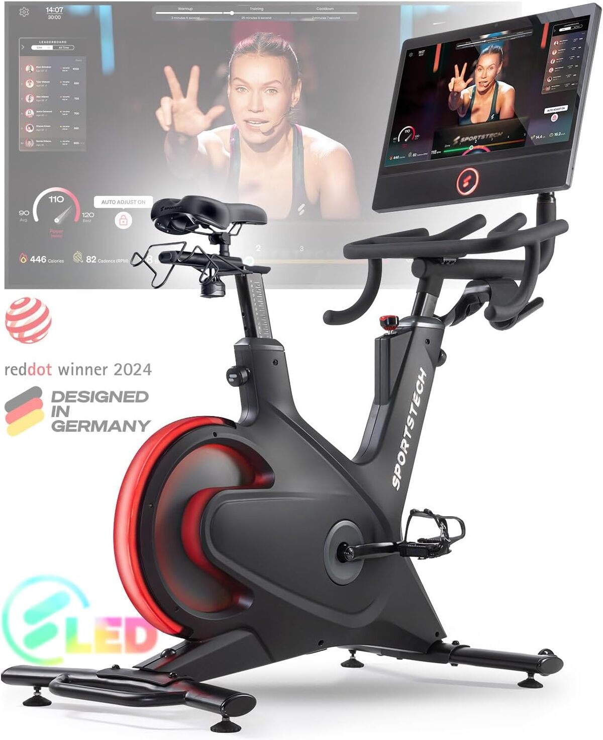 Test du vélo d'intérieur Speedbike Sportstech : une expérience immersive