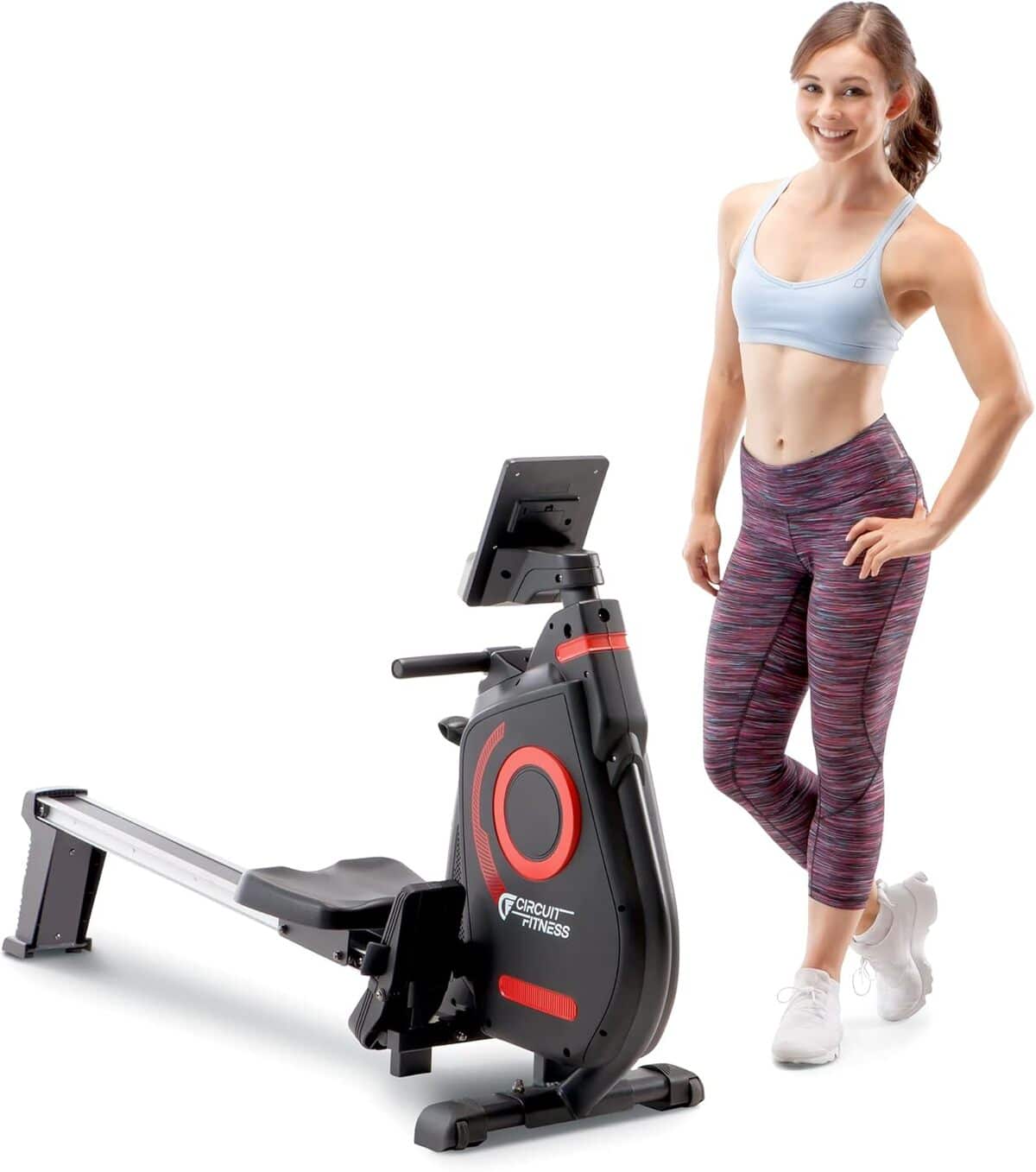 Test du rameur magnétique pliable Circuit Fitness : performance et connectivité au rendez-vous