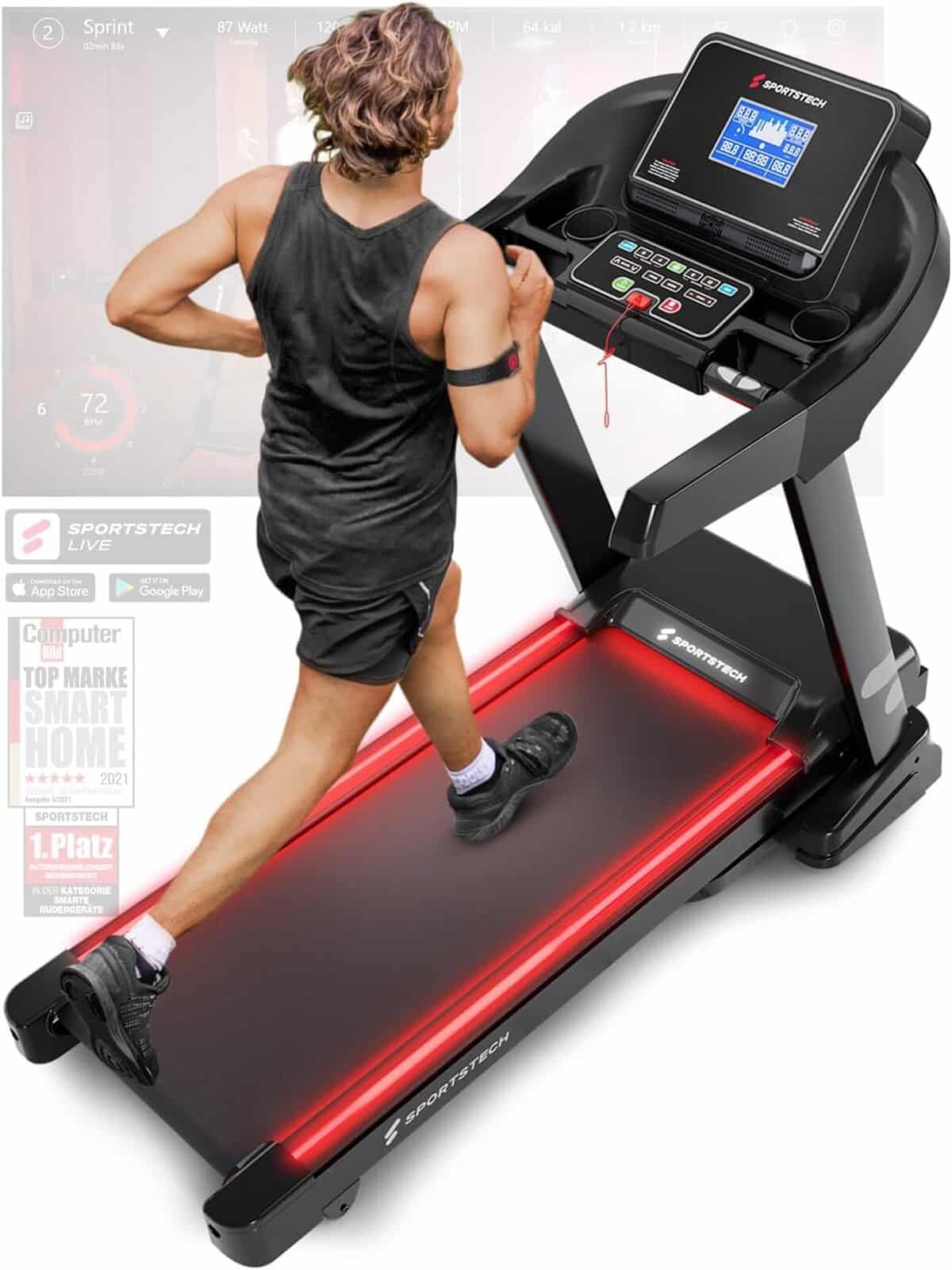 Test du tapis de course Sportstech F37s : performances et innovations au rendez-vous