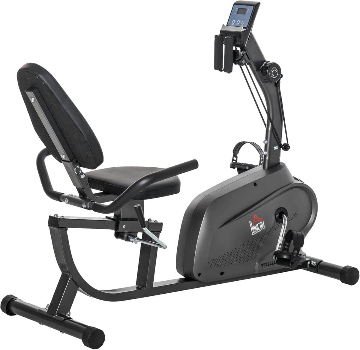 Test : vélo d'appartement HOMCOM semi-allongé magnétique