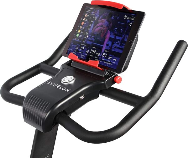 Vélo De Fitness Connecté Echelon EX3 Smart - 32 Niveaux De Résistance, écran Interactif - Pour Entraînement à Domicile, Noir