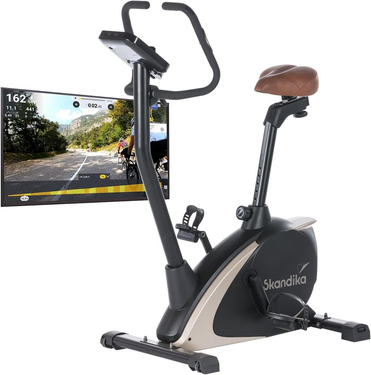 Test du Skandika Vinneren : vélo d'appartement complet et connecté