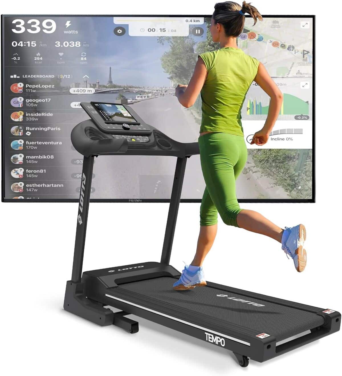 Test du tapis de course pliable Lotto Tempo 2024
