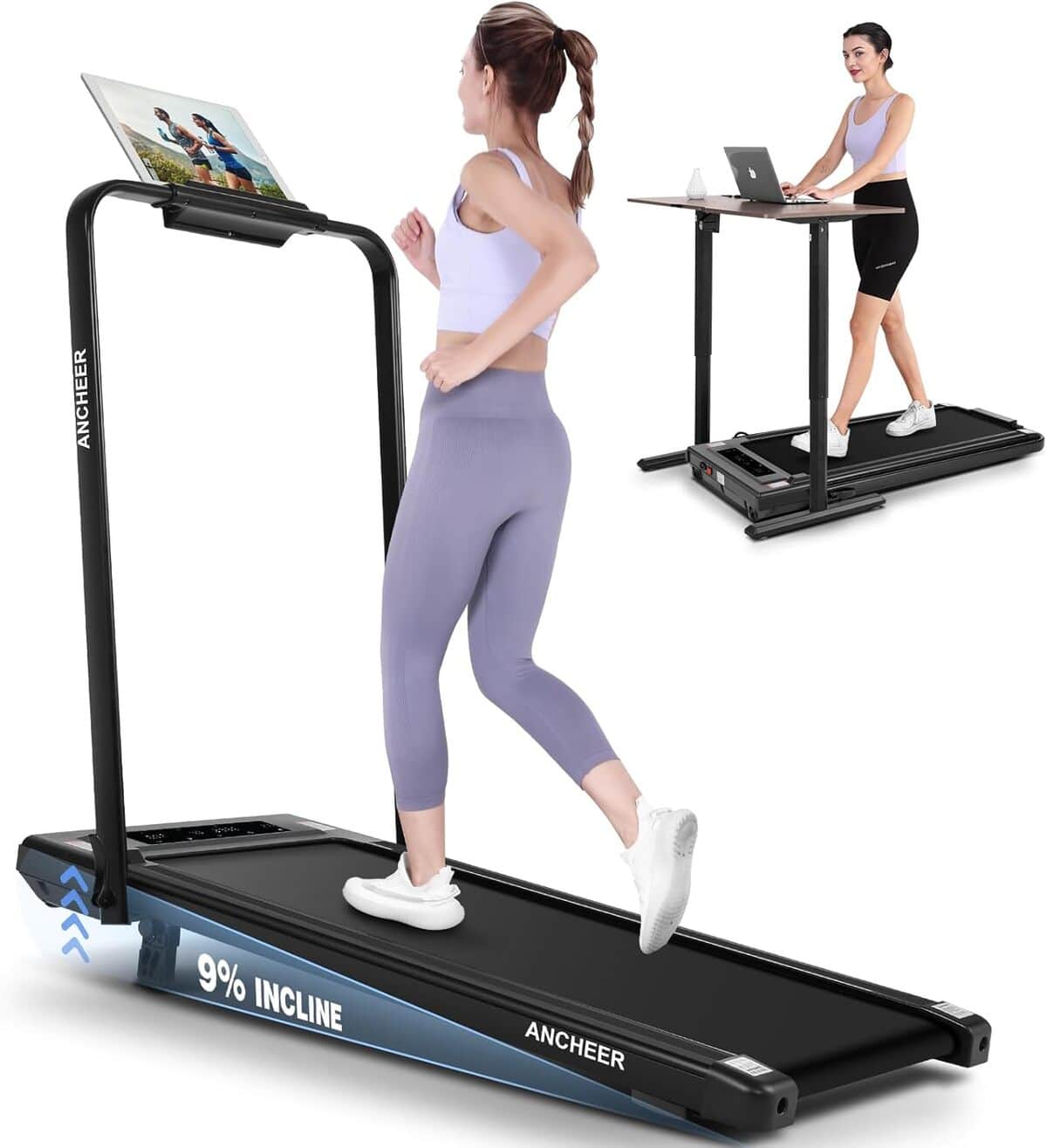 Test du tapis de course pliant Ancheer 4 en 1