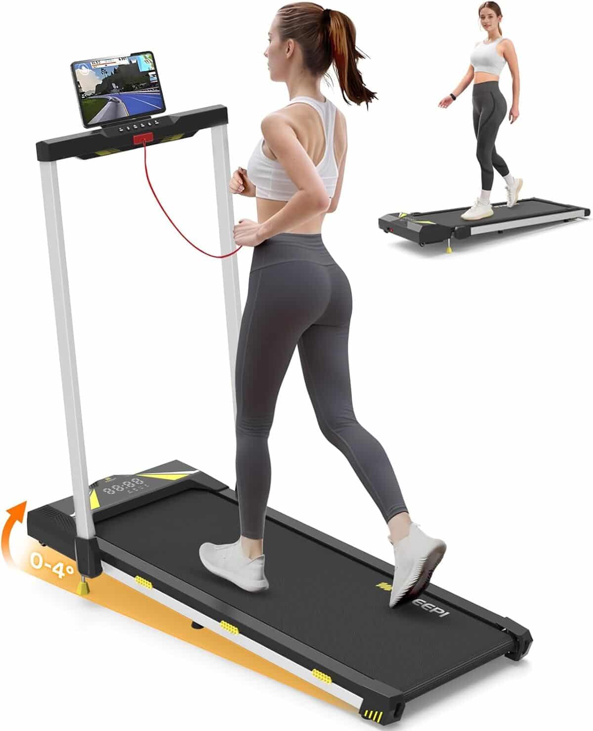 Test du tapis de course pliable 4 en 1 : performance à domicile