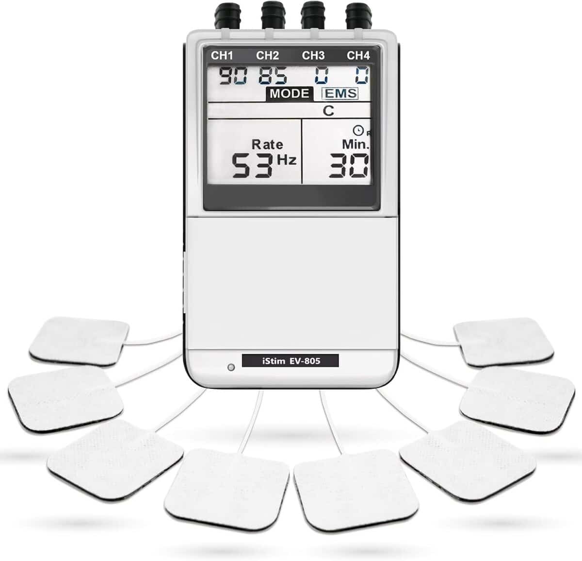 Test iSTIM EV-805 : électrostimulateur 4 canaux efficace
