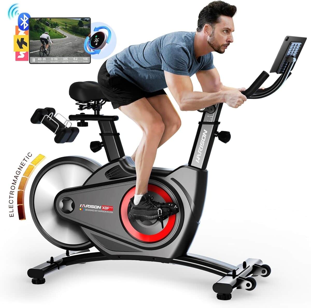 Test du vélo d'appartement Harison : silence, confort et performance
