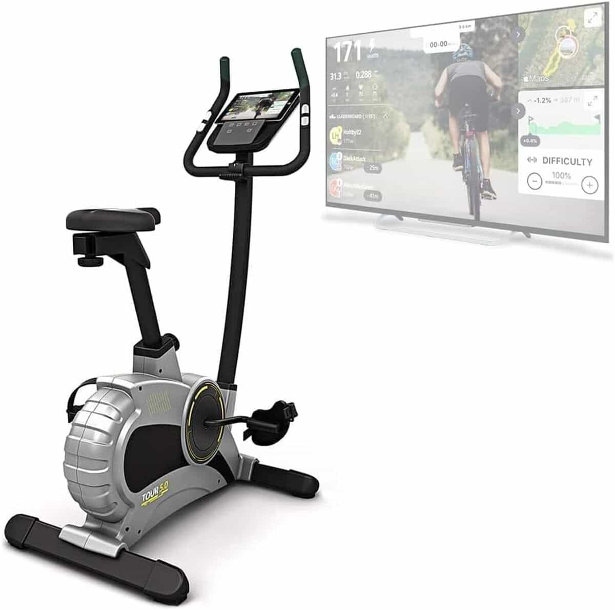 Test du vélo d'exercice Bluefin Fitness TOUR 5.0 : performance à domicile