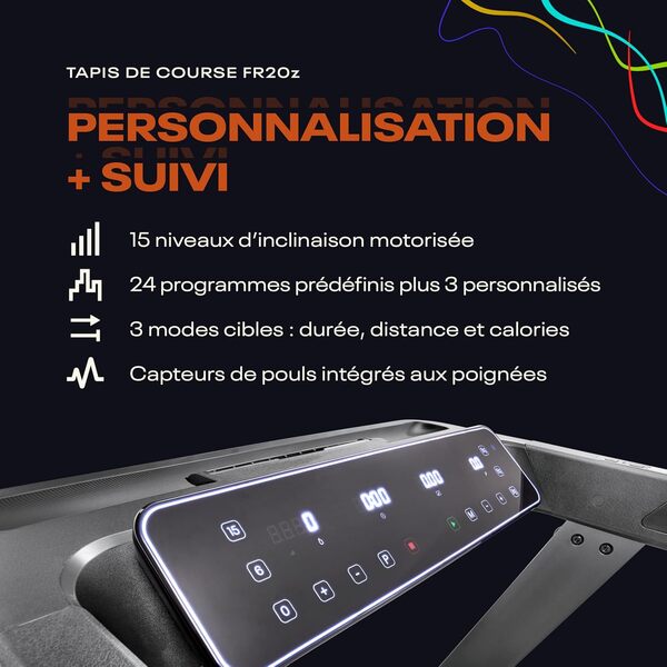 Reebok FR30z/FR20z Floatride Tapis de Course - Zwift et Kinomap - Unisex-Adult