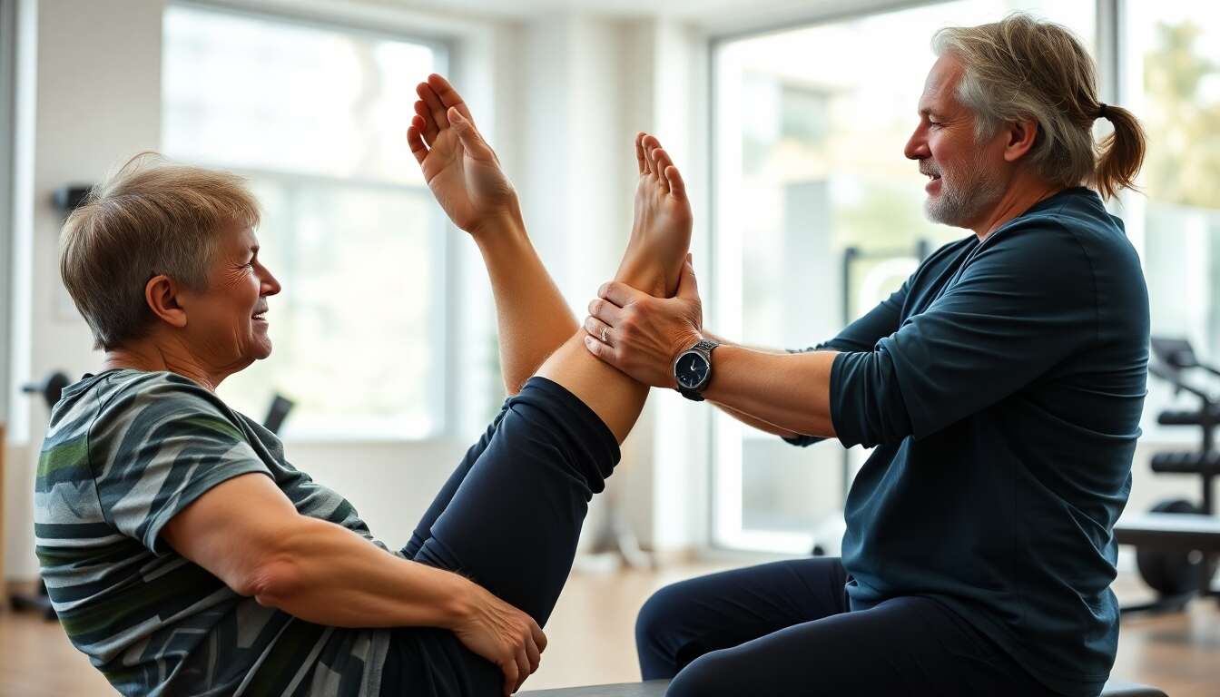 Les bienfaits des &eacute;tirements pour les jambes spastiques