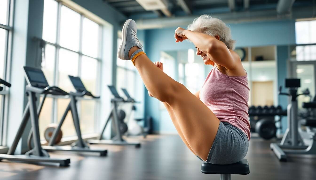 Mont&eacute;es de genoux : am&eacute;liorer l'&eacute;quilibre et la stabilit&eacute;