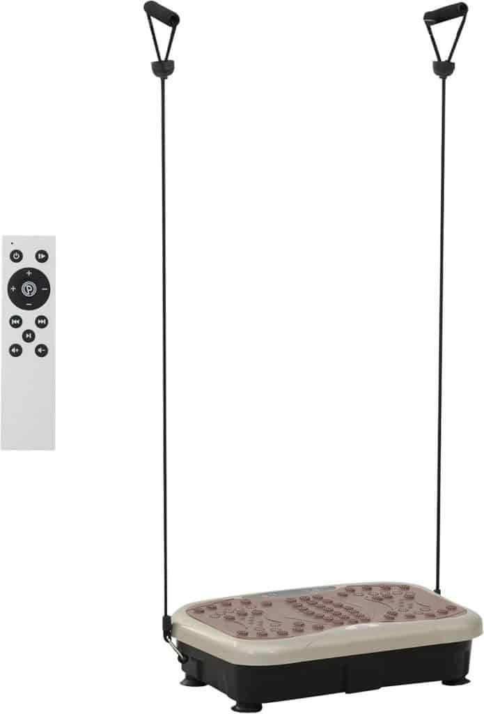 Test de la plateforme vibrante HOMCOM 200 W écran LED