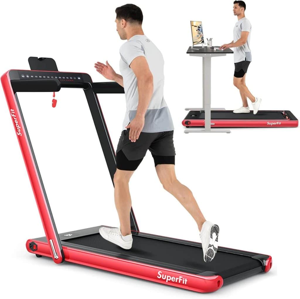 Test du tapis de course Goplus Superfit 2 en 1
