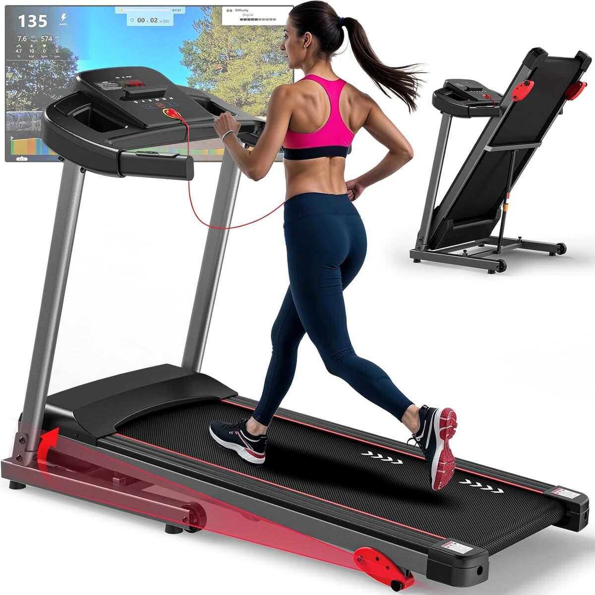 Test tapis de course CharonFit T300 : moteur puissant et inclinaison ajustable